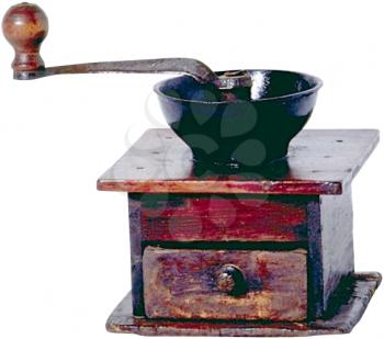 Royalty Free Photo of an Antique Coffee Grinder