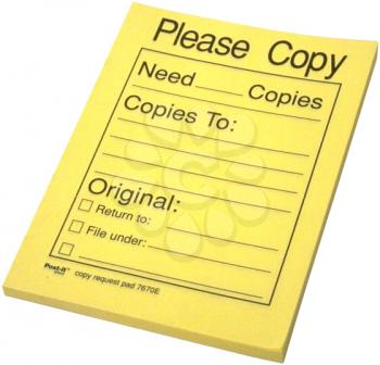 Royalty Free Photo of a Notepad