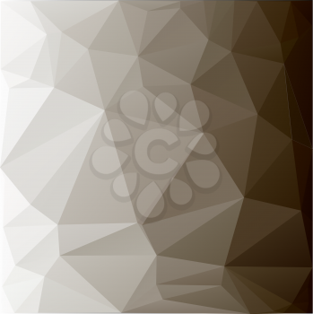 Polygonal geometric surface. Abstract triangle background in grey colors. 