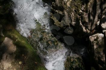 Waterfalls and Slopes. Myra Falls ,in the Muggendorf in Lower Austria