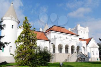 Old white castle serbia europe