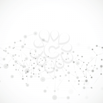 Vector abstract science background with place for text.
