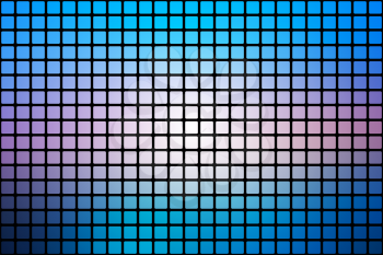 Blue shades pink vector abstract mosaic background with rounded corners square tiles over black