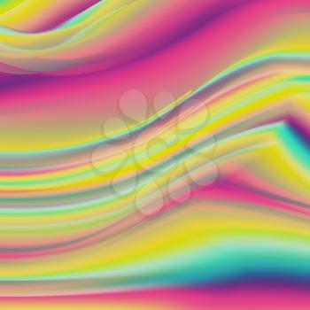 Holography Background Vector. Abstract Holographic. Iridescent Foil. Creative Design Illustration
