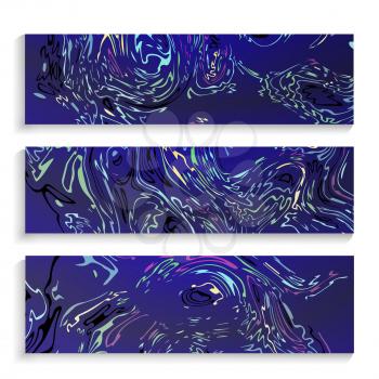Craft Liquid Texture Vector. Abstract Colorful Background