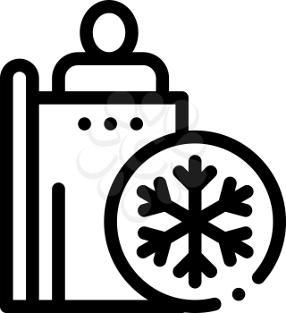 People Heating Point Biohacking Icon Vector Thin Line. Contour Illustration