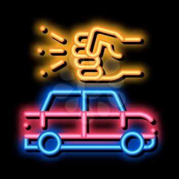 Kick Push Machine neon light sign vector. Glowing bright icon Kick Push Machine sign. transparent symbol illustration