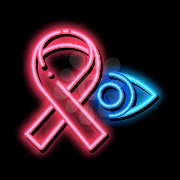 National Glaucoma Awareness neon light sign vector. Glowing bright icon National Glaucoma Awareness Sign. transparent symbol illustration