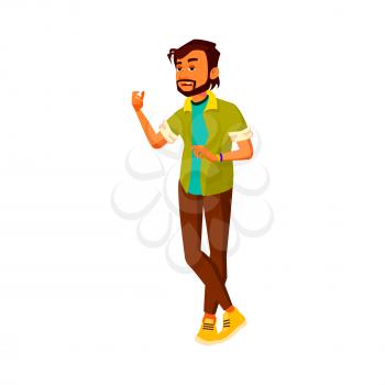 young man with professional burnout syndrome in office cartoon vector. young man with professional burnout syndrome in office character. isolated flat cartoon illustration