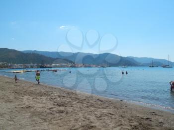Marmaris in Turkey resort town on the Aegean Sea