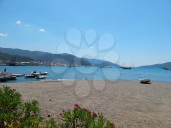 Marmaris in Turkey resort town on the Aegean Sea