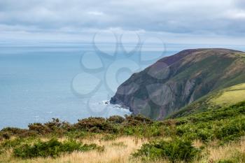 View of the Devon coastline near Combe Martin