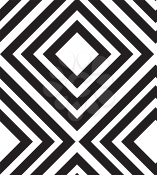 Geometric pattern, black stripes over white background