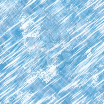 Grunge blue white ice texture with traces winter background.