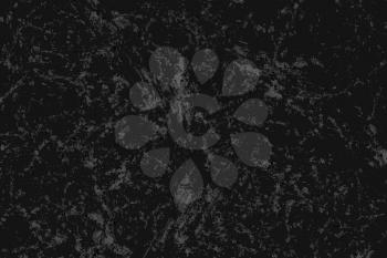 Abstract dark gray grunge texture on black