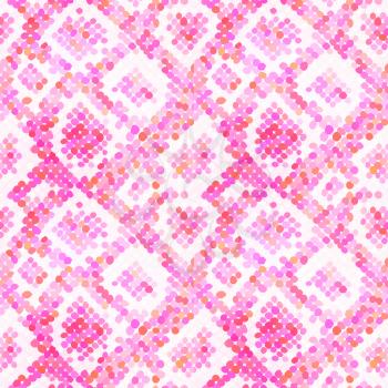 Bright pink realistic snake skin texture, detailed seamless pattern