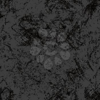 Dark complicated grunge texture on gray