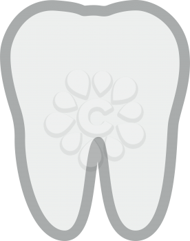 Tooth  it is icon . Flat style .