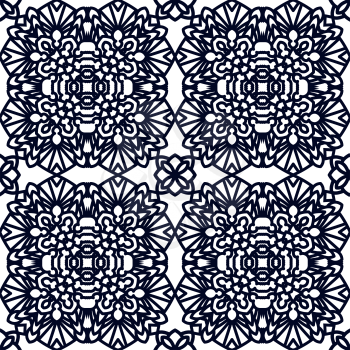 Square Pattern panel for laser cutting with mandalas. Kirigami filigree pattern frame. For wedding invitation, envelope, baby shower, postcards. Suitable for printing, engraving, metal, wood.