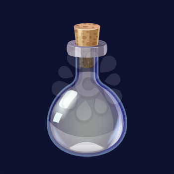 Bottle empty game icon GUI. Vector illstration for app games user interface