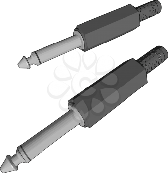It also looks like hand screwdriver to tighten or loose any kind of screw or bolt vector color drawing or illustration