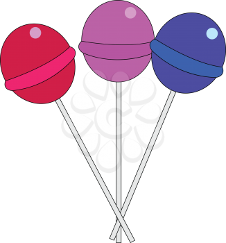 Colorful lollipops 