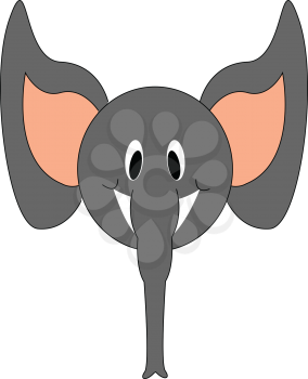Cartoon elephant vector illustration 