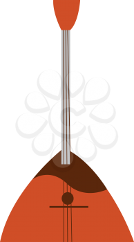 Balalaika a Russian musical instrument vector or color illustration
