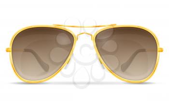sunglasses for men in metal frames stock vector illustration isolated on white background