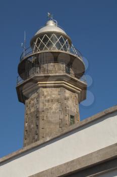 Orchilla lighthouse. Frontera Rural Park. El Pinar. El Hierro. Canary Islands. Spain.