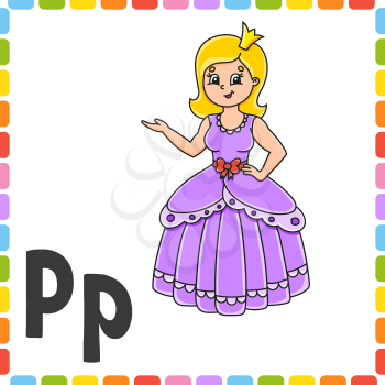 Colorful vector illustration. Cartoon character. Isolated on color background. Design element. Template for your design.
