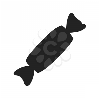 Black silhouette. Vector illustration isolated on white background. Design element. Template for your design, books, stickers, posters, cards, child clothes.
