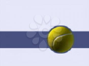 Royalty Free Video of a Tennis Ball